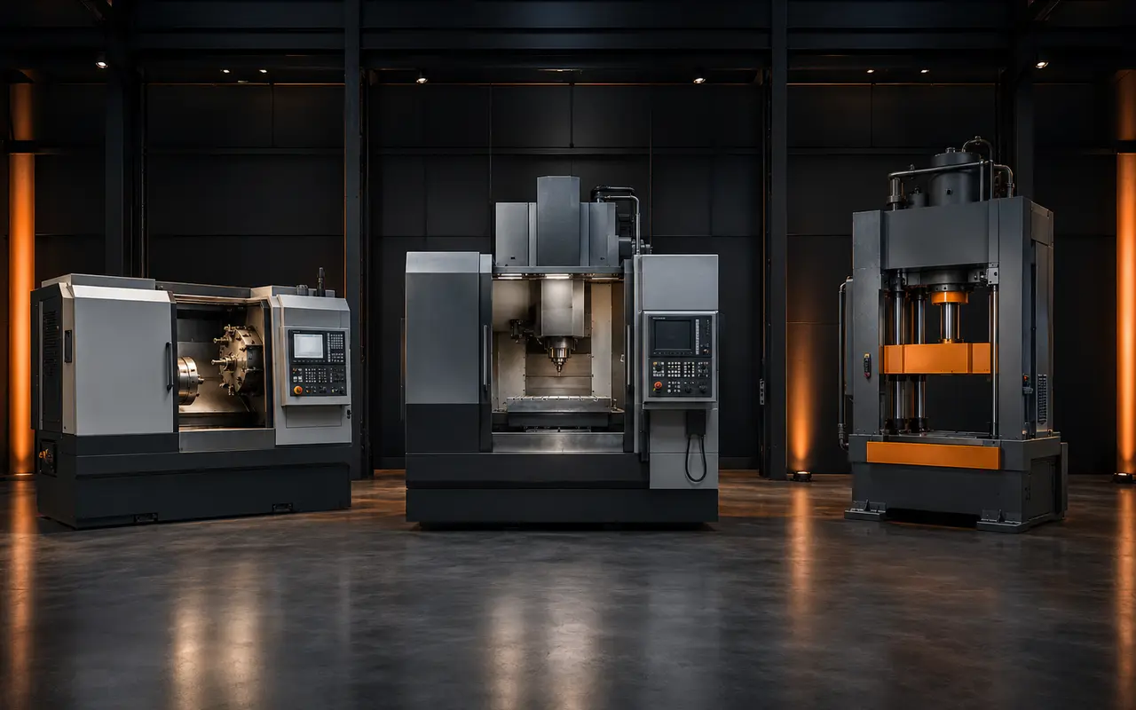 İkinci el CNC işleme merkezi, torna ve pres makinaları